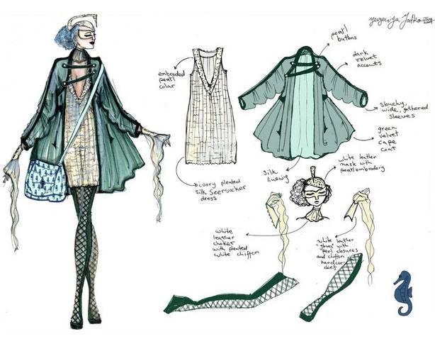 休闲女装手稿 从灵感到成衣的设计之旅