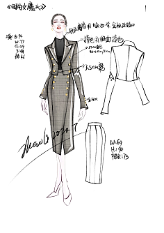 服装设计稿 从灵感到成衣的艺术旅程